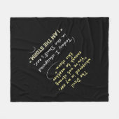 Fleece-umfassender Teufel flüsterte christliche Fleecedecke (Vorderseite (Horizontal))