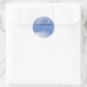 Fleece-und Whisps Buch-Aufkleber Runder Aufkleber (Tasche)