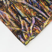 FleeceBlanketCarnivalGlassGrassWithOrangeMoldFungu Fleecedecke (Ecke)