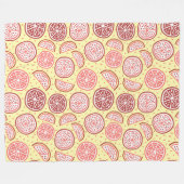 Fleecedecke aus Citrus Pattern (Vorderseite (Horizontal))