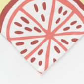 Fleecedecke aus Citrus Pattern (Ecke)