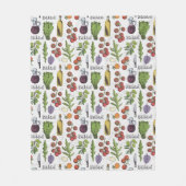 Fleecedecke aus Salad Pattern (Vorderseite)