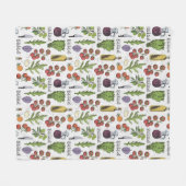 Fleecedecke aus Salad Pattern (Vorderseite (Horizontal))