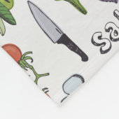Fleecedecke aus Salad Pattern (Ecke)