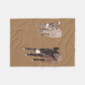 Fleecedecke, Esel, Tiergeschenke Fleecedecke (Vorderseite (Horizontal))