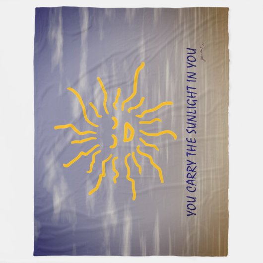 Fleecedecke. Fleecedecke (Vorderseite)