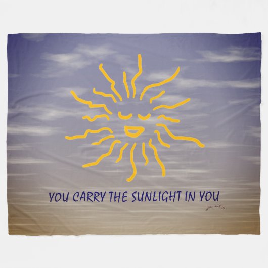 Fleecedecke. Fleecedecke (Vorderseite (Horizontal))