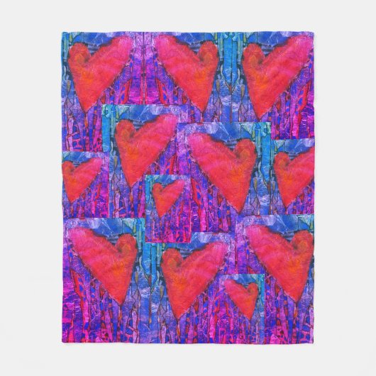 Fleecedecke. Fleecedecke (Vorderseite)