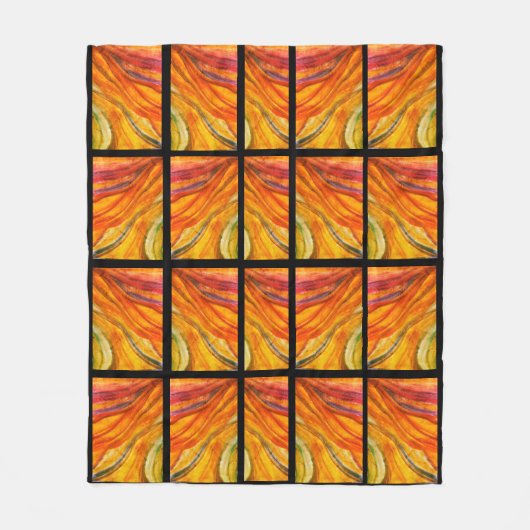 Fleecedecke. Fleecedecke (Vorderseite)