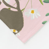 Fleecedecke französische Bulldogge (Ecke)