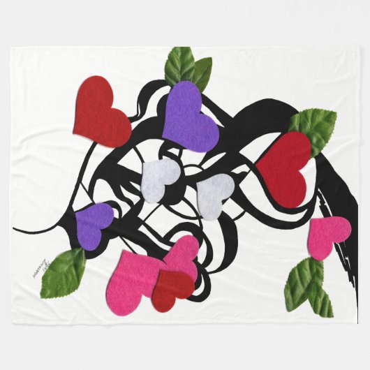 Fleecedecke "Heartfelt" (Vorderseite (Horizontal))