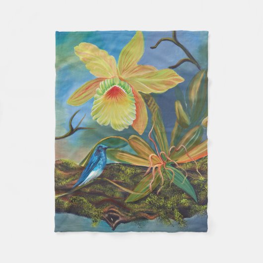 Fleecedecke Kolibri (Vorderseite)