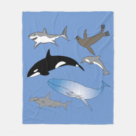 Fleecedecke, Meereslebewesen, Ozeane, wild lebende Fleecedecke