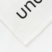 Fleecedecke mit Name individuell (Ecke)