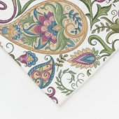 Fleecedecke mit Paisleymuster (Ecke)