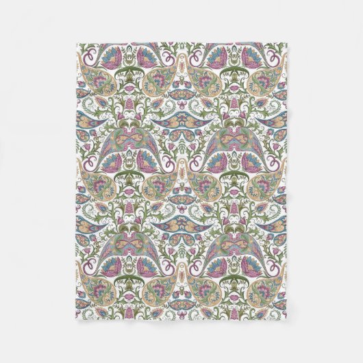 Fleecedecke mit Paisleymuster (Vorderseite)