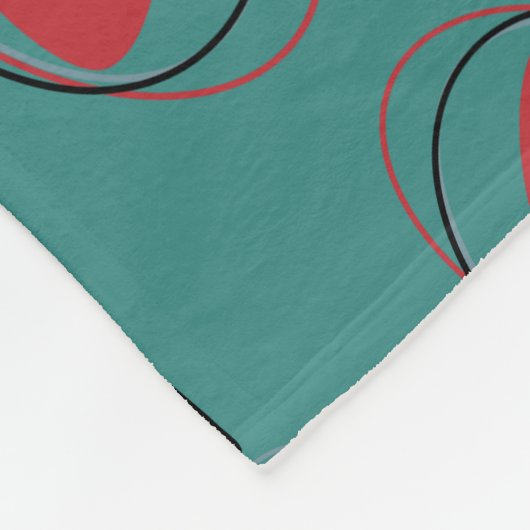 Fleecedecke | Mittelalterliche moderne Atomkatzen (Ecke)