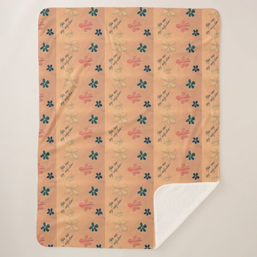 Fleecedecke Sherpadecke (Vorderseite)