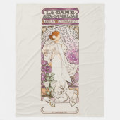 Fleecedecken: ALPHONSE MARIA MUCHA Fleecedecke (Vorderseite)