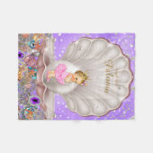 Fleecedecken, Babydusche, Babymädchen, Prinzessin, Fleecedecke (Vorderseite (Horizontal))