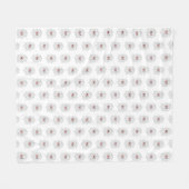 Fleeceflocken mit Rose Fleecedecke (Vorderseite (Horizontal))