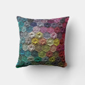 Fleecekissen der Häkelarbeit no2 Kissen (Rückseite)