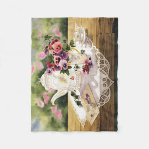 FleeceThrow ~ ' viktorianisches Tea Fleecedecke