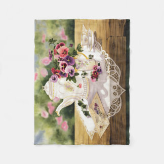 FleeceThrow ~ ' viktorianisches Tea Fleecedecke