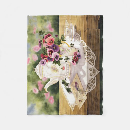 FleeceThrow ~ ' viktorianisches Tea Fleecedecke (Vorderseite)