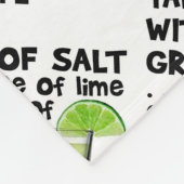 FLEECKEN - LEBEN, LIMON, SALZ, TEQUILA! FLEECEDECKE (Ecke)