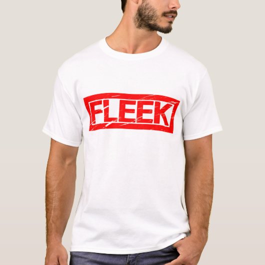 Fleek-Briefmarke T-Shirt (Vorderseite)