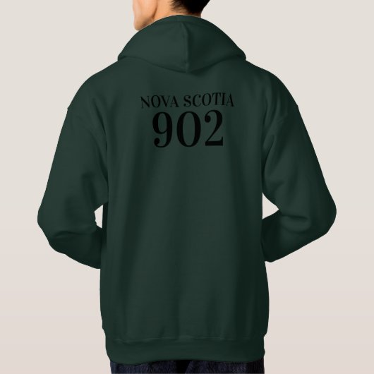 Fleeking Nova Scotian Halifax Dartmouth 902 T-Shir Hoodie (Rückseite)