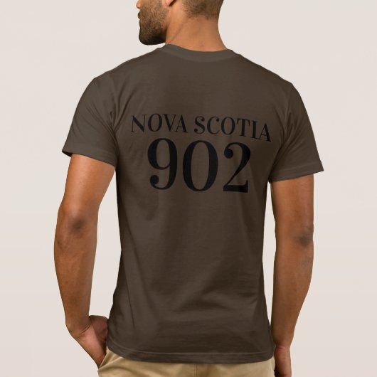 Fleeking Nova Scotian Halifax Dartmouth 902 T-Shir T-Shirt (Rückseite)
