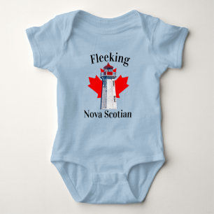Fleeking Nova Scotian Halifax Dartmouth Lighthouse Baby Strampler