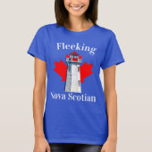Fleeking Nova Scotian Halifax Dartmouth Lighthouse T-Shirt (Vorderseite)
