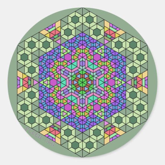 Fleen-Sticker #3 Runder Aufkleber (Vorderseite)