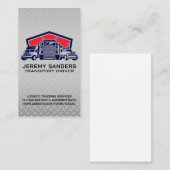 Fleet of Semi Trucks | Transport Visitenkarte (Vorne/Hinten)