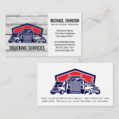 Fleet of Truck | Transport Visitenkarte (Vorne/Hinten)