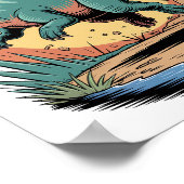 Fleet-Stegosaurus Poster (Ecke)