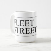 Fleet Street Kaffeetasse (Vorderseite Links)