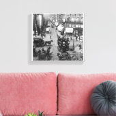 Fleet Street London, Vintag England Print Leinwanddruck (Insitu (Wohnzimmer))