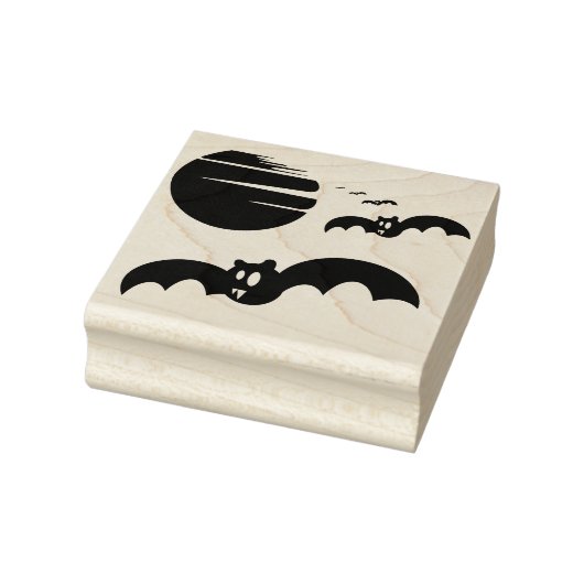 Fleet und Mond Gummistempel (Stempel)