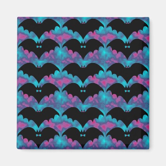 FleetAndBowsTILEpinkblau Magnet (Vorne)