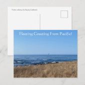 FleetingGruß vom Pazifik! Postkarte (Vorne/Hinten)