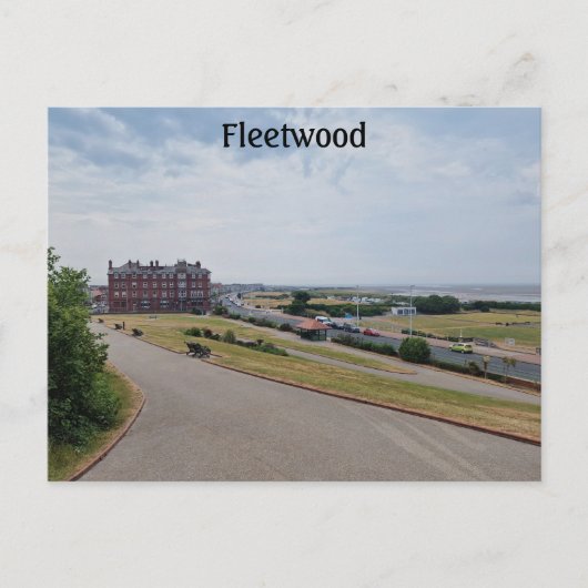 Fleetwood - Aussicht vom Berg Postkarte (Vorderseite)