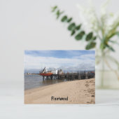 Fleetwood Beach Postkarte (Stehend Vorderseite)