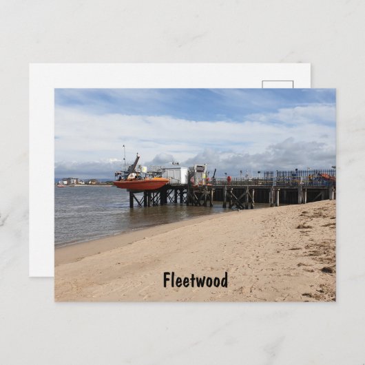 Fleetwood Beach Postkarte (Vorne/Hinten)
