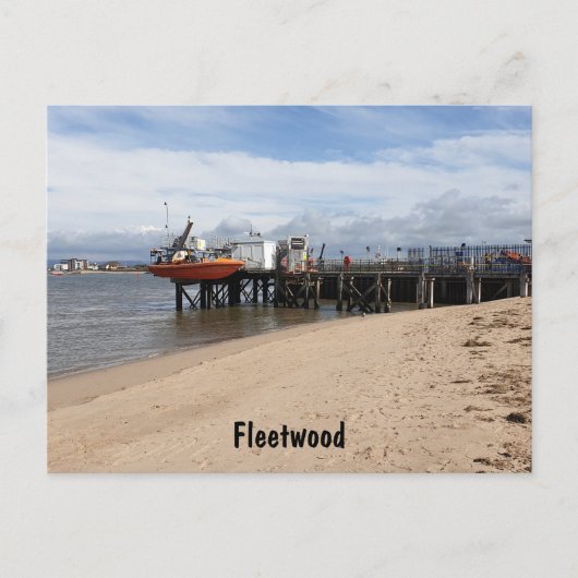 Fleetwood Beach Postkarte (Vorderseite)