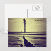 Fleetwood Beach & Wyre Light Postkarte (Vorne/Hinten)