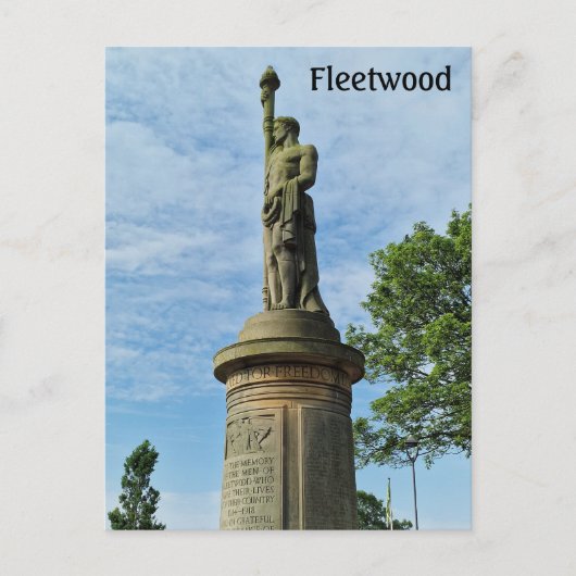 Fleetwood-Gedenkpark Postkarte (Vorderseite)